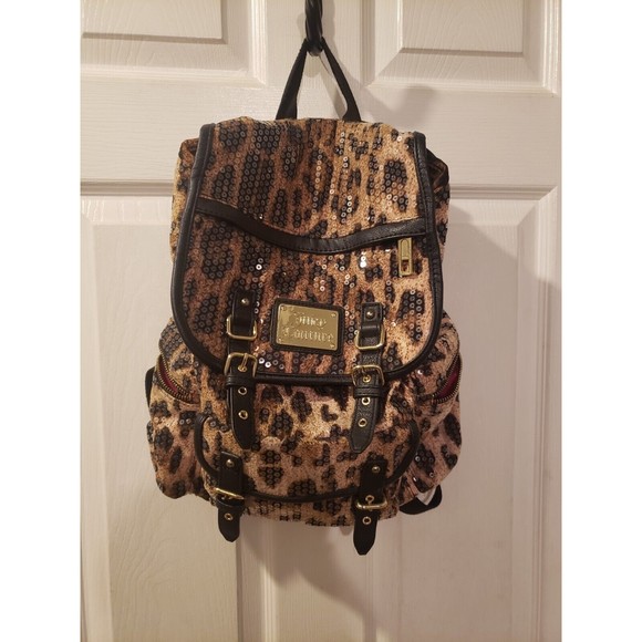 Juicy Couture Bags Juicy Couture Holographic Sequin Leopard Print